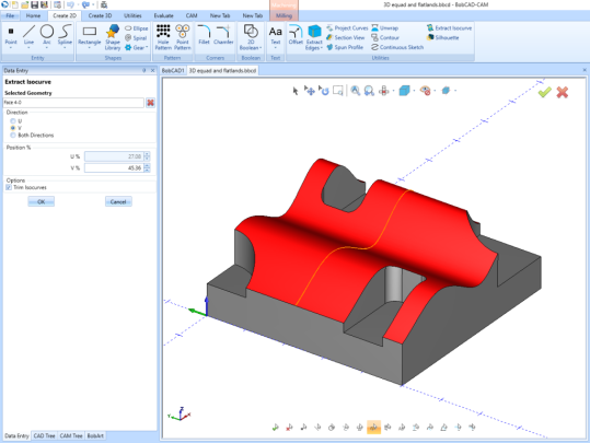 POKROČILÉ FUNKCE CAD V BOBCAD CAM